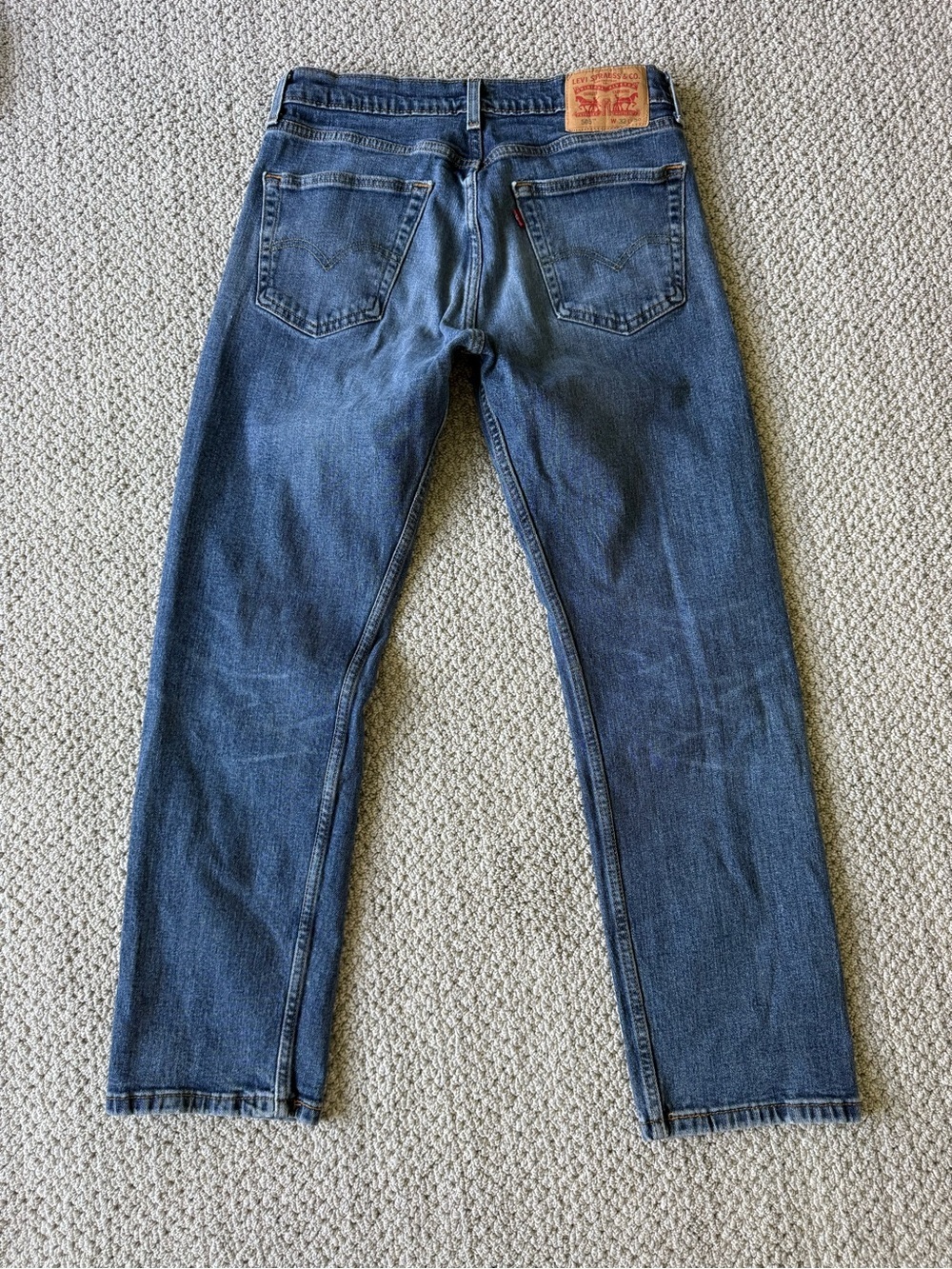 Levi's Men's Dark Blue Straight Jeans